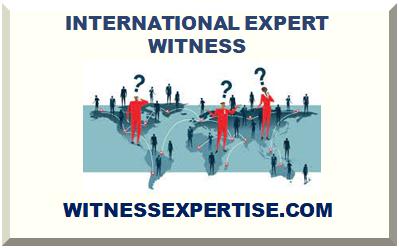 INTERNATIONAL EXPERT WITNESS 2024