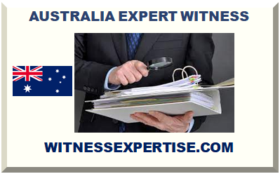 AUSTRALIA EXPERT WITNESS 2025
