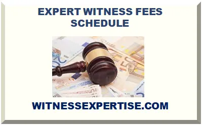 EXPERT WITNESS FEE