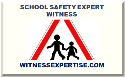 SCHOOL SAFETY EXPERT WITNESS