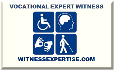 VOCATIONAL EXPERT WITNESS 2025